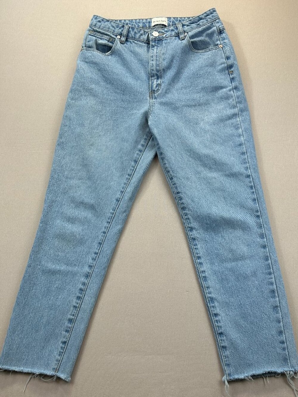 Abrand Jeans Womens Size 30 Blue Denim A '94 High Slim Ligh Wash Crop Cotton